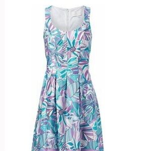 Pappagallo Dress, Bahama Blue Multi